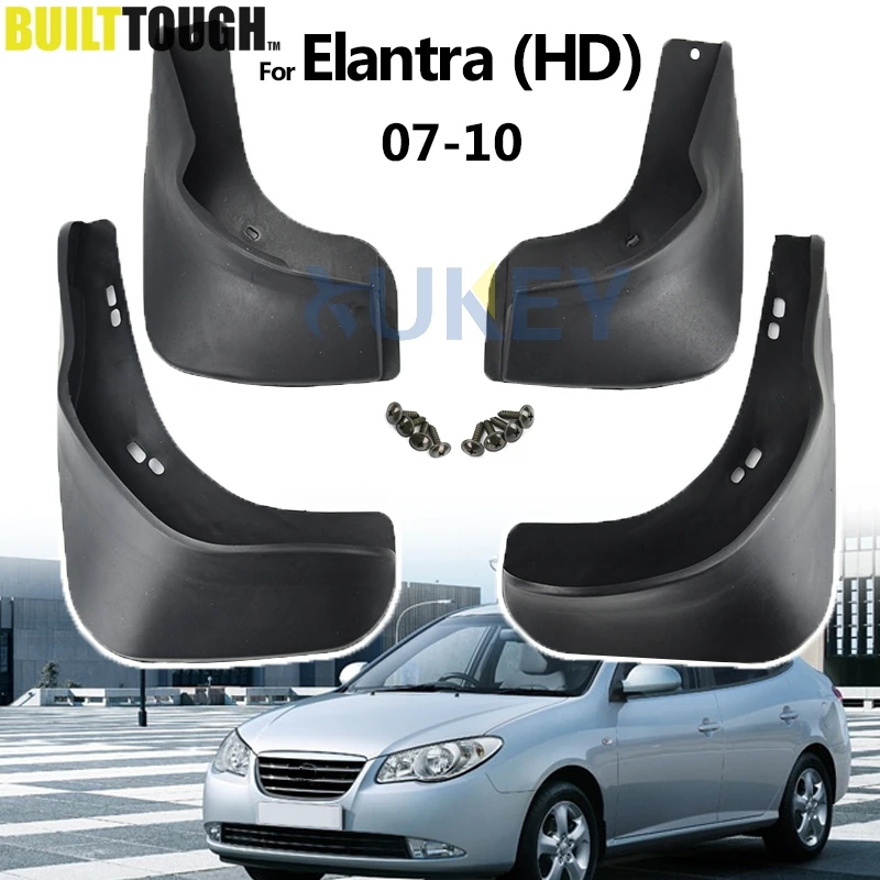 Брызговики автомобильные для hyundai Elantra HD 2007-2010 Брызговики Передние Задние защитный чехол для крыла 2008 2009