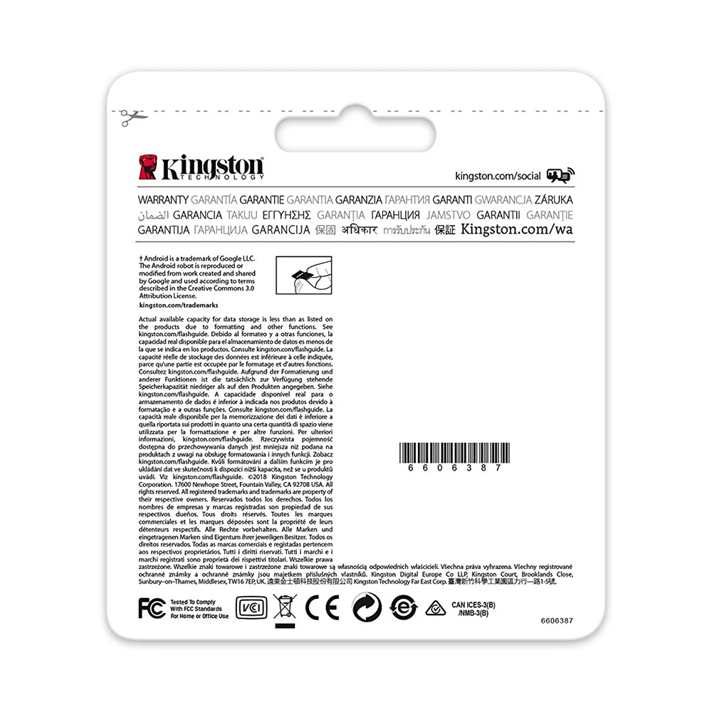 Kingston technology Canvas Choice 32 ГБ MicroSDHC Class 10 UHS I 80 МБ/с./с черный|Карты памяти| |