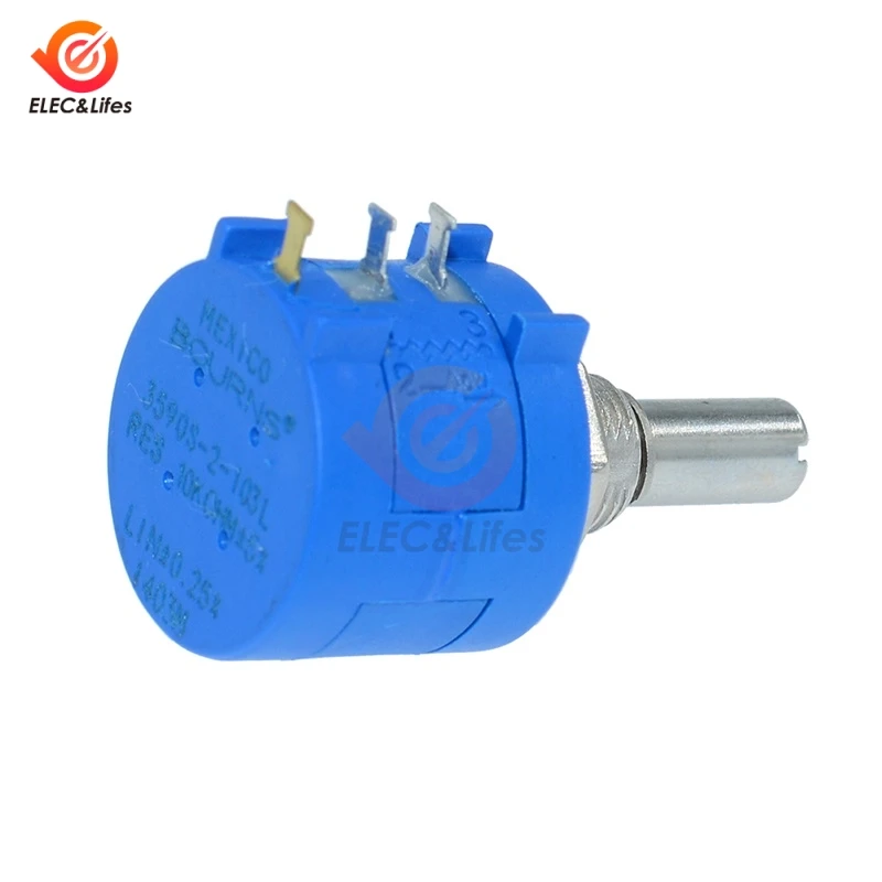 3590S-2-103L 3590S 10K Ом прецизионный многооборотный потенциометр 10 кольцевой регулируемый резистор