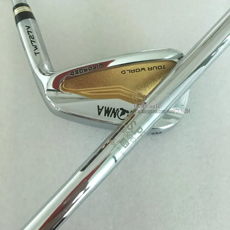 Новые клюшки для гольфа HONMA TW727V набор 4 10 золотые стальной вал R или S Бесплатная