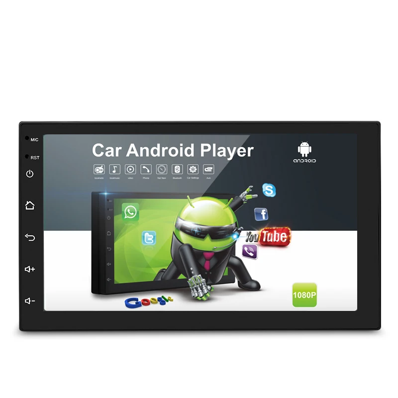 7-дюймовый емкостный сенсорный экран автомобильный MP5 плеер Android 8 1 16G встроенный
