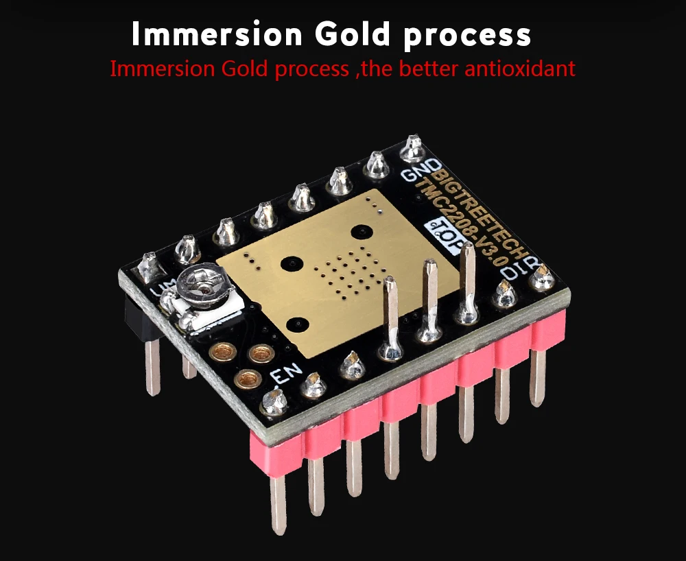 BIGTREETECH TMC2208 V3.0 Драйвер шагового двигателя UART части 3d принтера TMC2130 TMC2209 TMC5160 для SKR V1.3 V1.4 MKS GEN Ramps 1,4