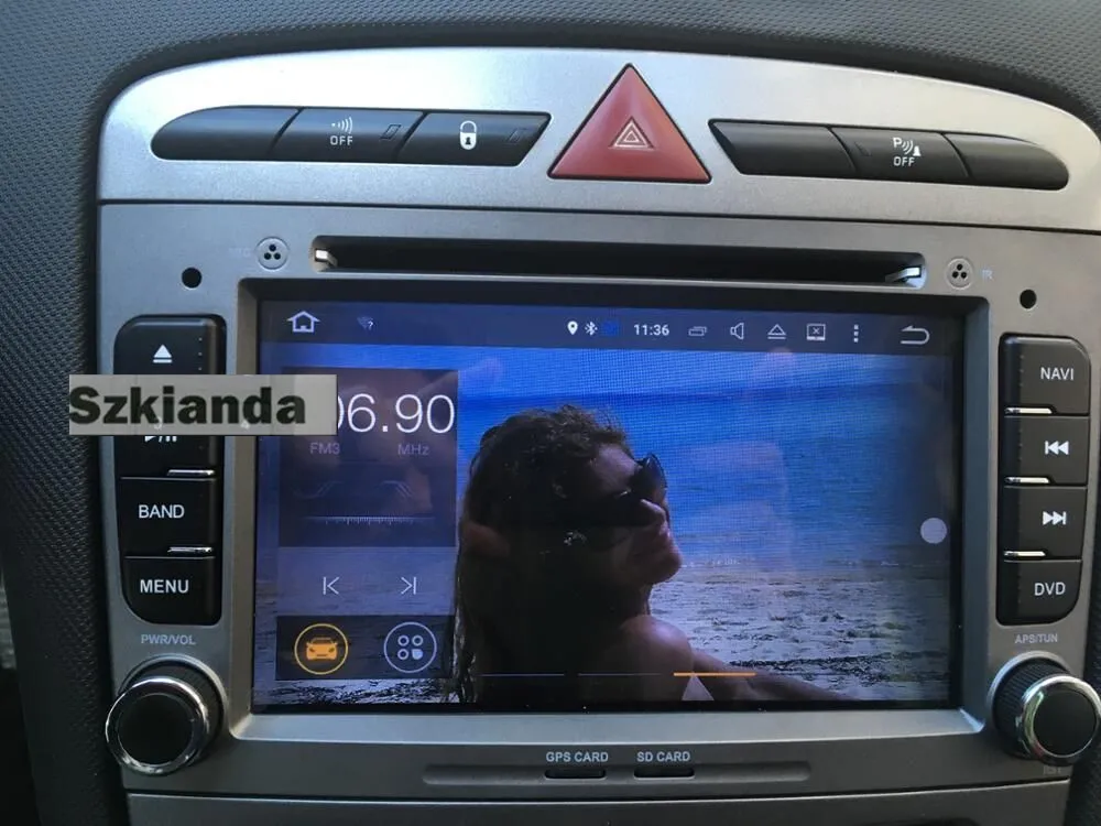 Глянцевый черный пианино 2din Android 7 1 автомобильный DVD GPS для Peugeot 408 308 308SW с Wi Fi 3G BT