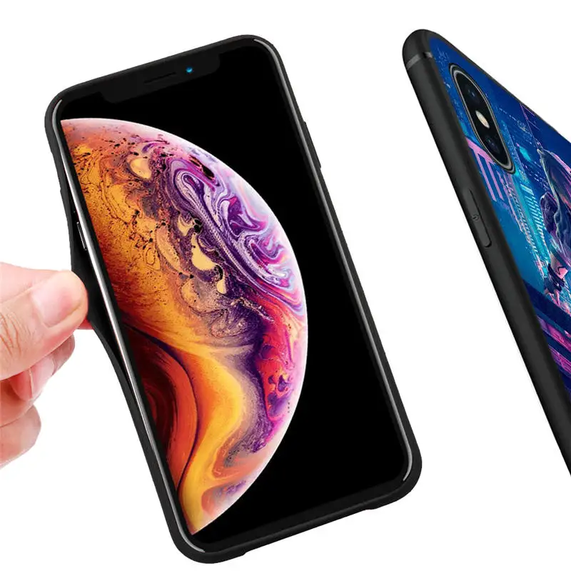 Модный городской уличный мотоциклетный чехол Coque для iPhone X XR XS Max 8 7 6 6S Plus 5 5S SE Силиконовые чехлы Fundas Capinhas Etui