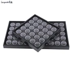 Пластиковый пустой чехол для бутылки для хранения, 4 Стразы для дизайна ногтей, бусины, драгоценные камни, 2550