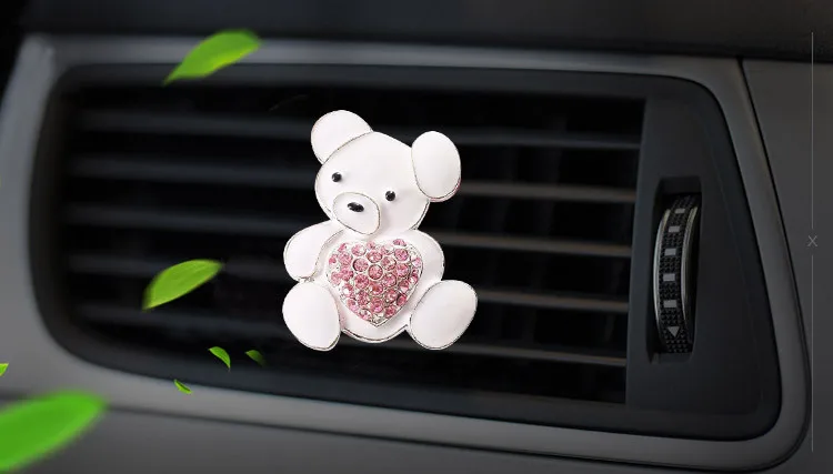 Инкрустация водяного сверла Love bear автомобильный Кондиционер на выходе запах, автомобильный освежитель автомобильные аксессуары для интерьера автомобильный аромат