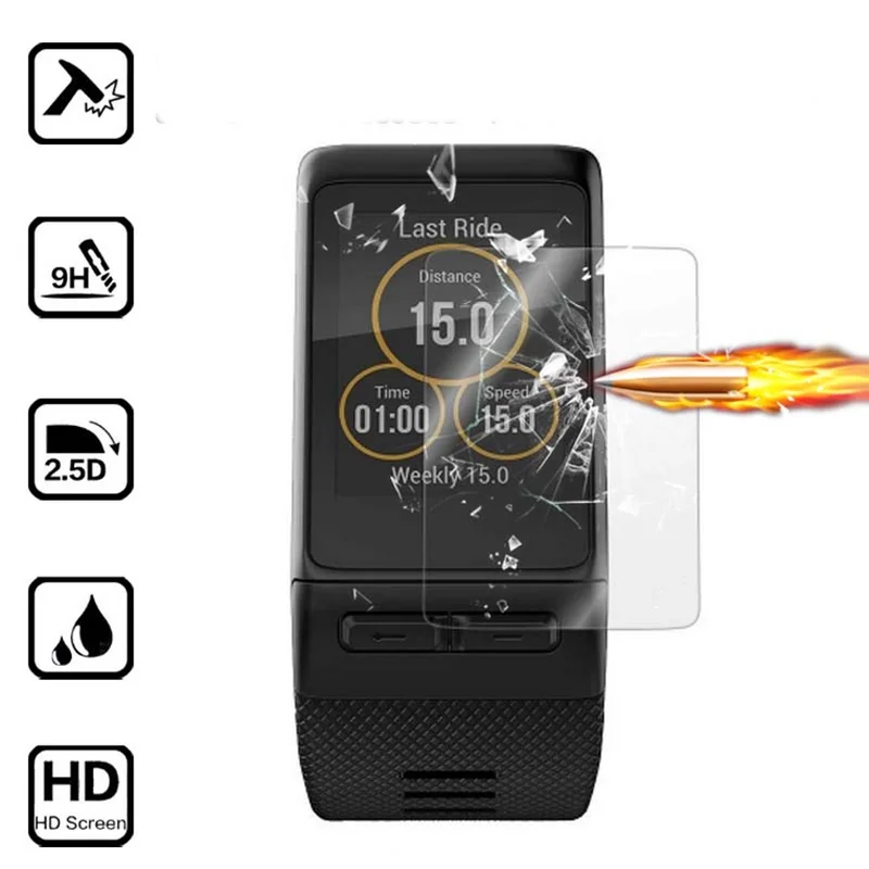 Закаленное стекло 9H для защиты экрана Garmin макроса S6 vivoactive HR vivomove Fenix3 Forerunner 220 225 230