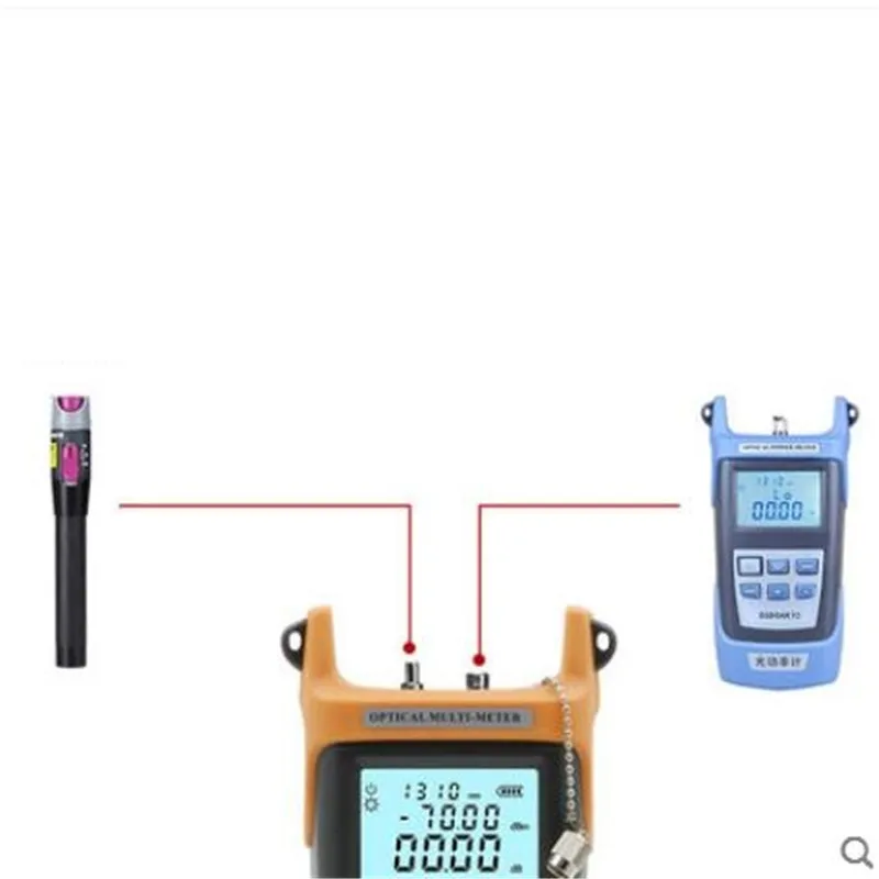 

2 IN 1 optical power meter red light machine 5km fiber tester pen FTTH fiber cold junction kit, Fiber cleaver