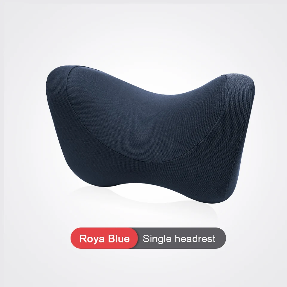 Royal Blue Pillow LOEN U форма пены памяти подушка для автомобильных путешествий подушки для шеи, чтобы облегчить усталость авто подголовник поясничного Поддержка автомобиля офис - Цвет: Royal Blue Pillow