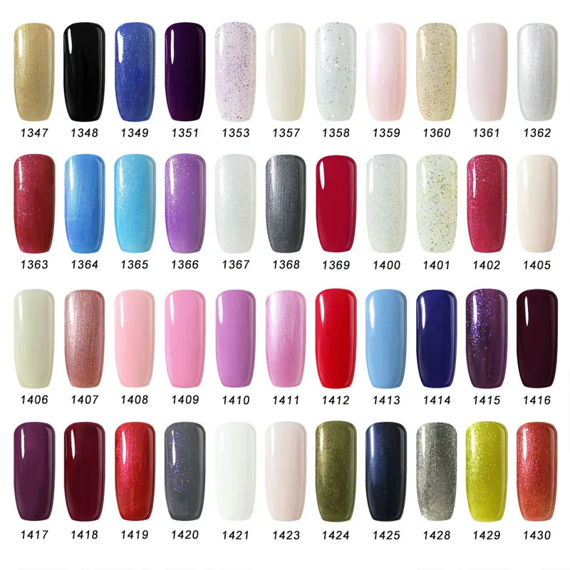 Гель лак для ногтей 10 мл 220 Цветов|gel nail polish|nail polish ledgel |