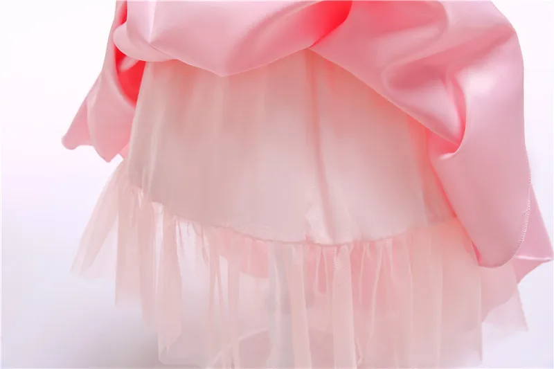 Kids Girl Dress Satin embroidery Elegant party Gown for Wedding Dresses Toddler Princess Tuxedo Costume | Детская одежда и обувь