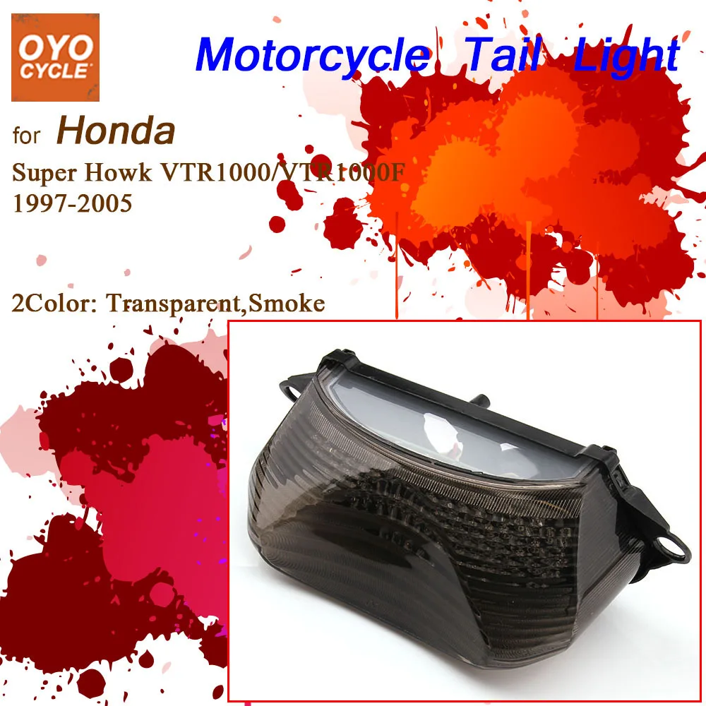 Светодиодный задний фонарь для Honda CBR1000RR CBR600RR CBR600 RC51 VTR1000 интегрированный