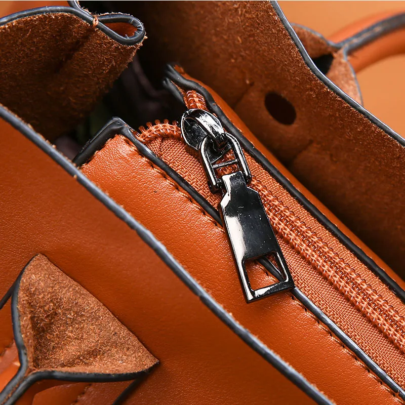 2019 New Women Bag Rivet Handle Soft Zipper Wear Bottom Female Messenger Bags Casual Handbags Bolsos Mujer | Багаж и сумки