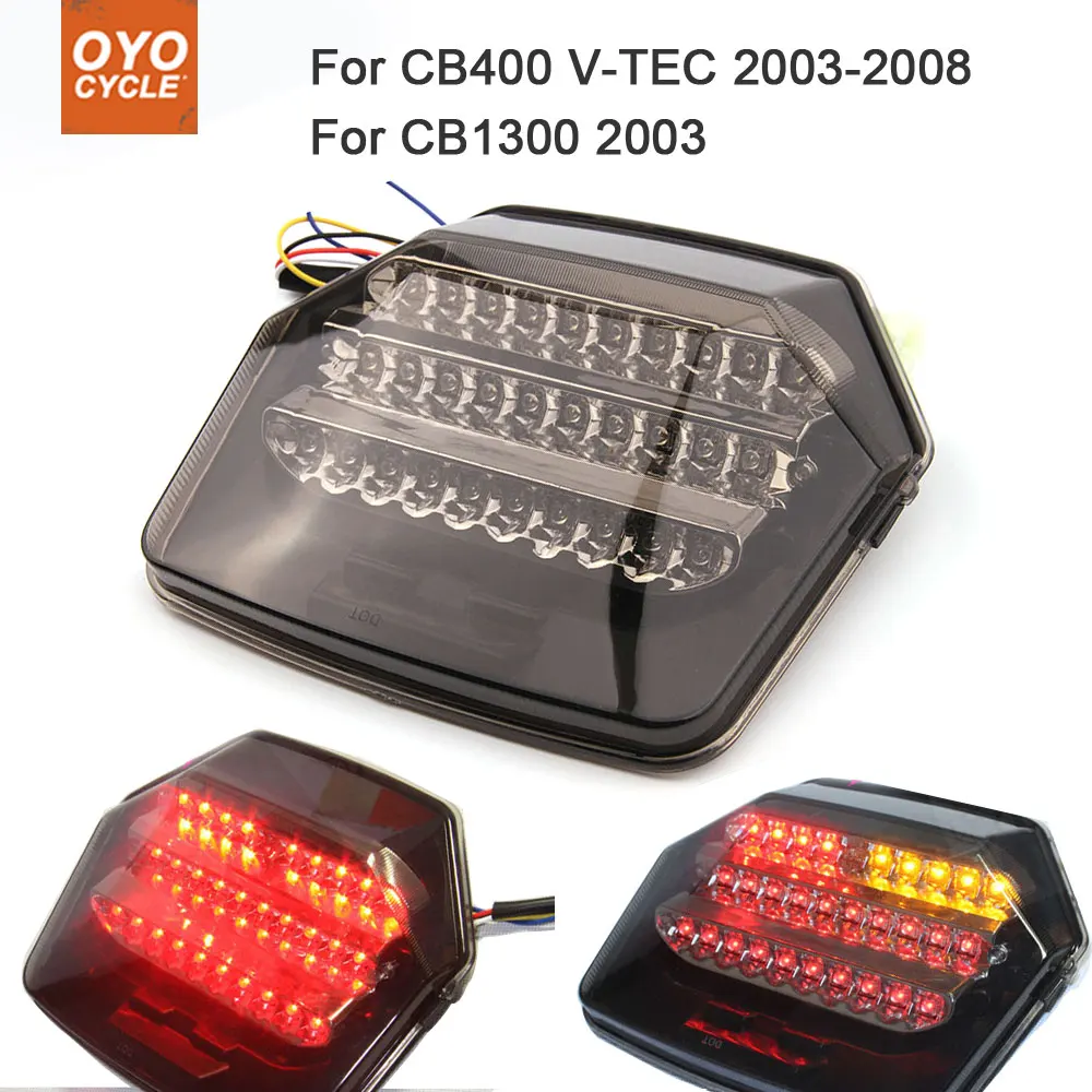 Мотоциклетный Интегрированный Светодиодный задний фонарь тормозной сигнал