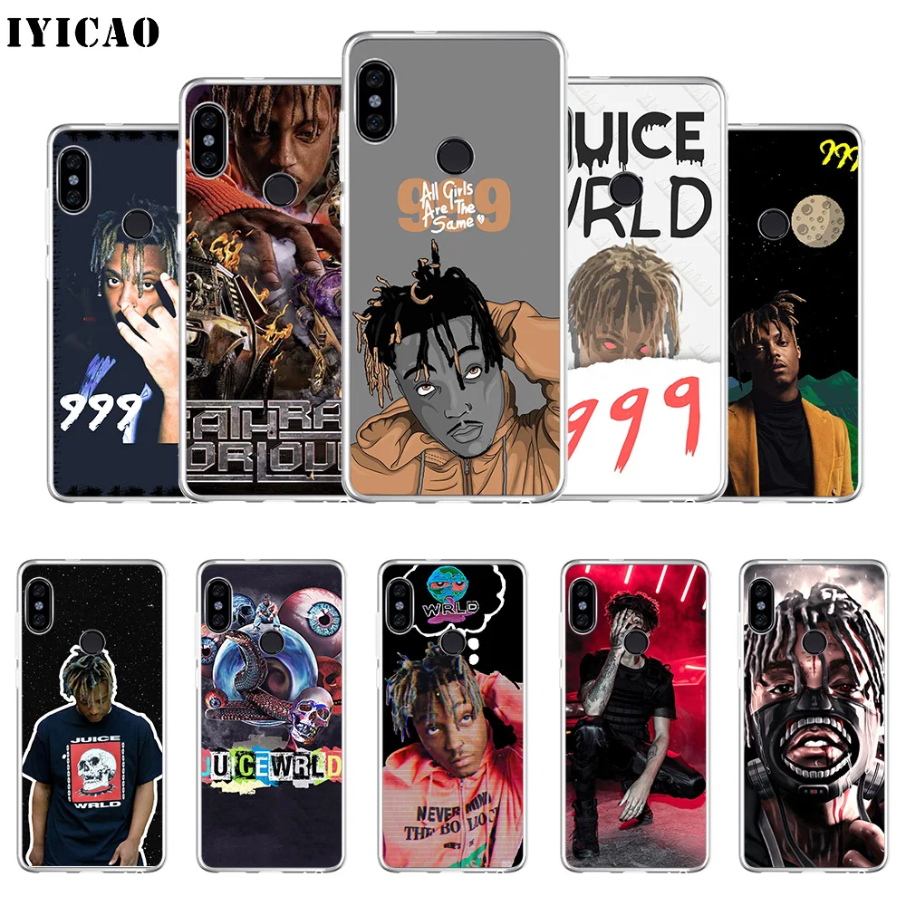 IYICAO Juice WRLD 999 Мягкий силиконовый чехол для телефона Xiaomi Redmi 4A 5A 6A Note 7 6 5 Pro Plus 4X Prime