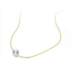 Подвеска Sinya цвета Au750 18k Золото классическая натуральный с высокой степенью блеска, Идеальный Круглый жемчужный кулон Шарм NecklaceDIY украшения для девушек и женщин