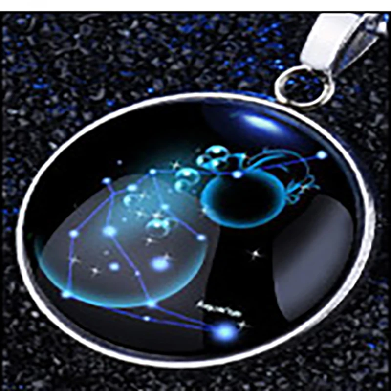 Ожерелье мужской личности двенадцать созвездий пара кулон корейской версии