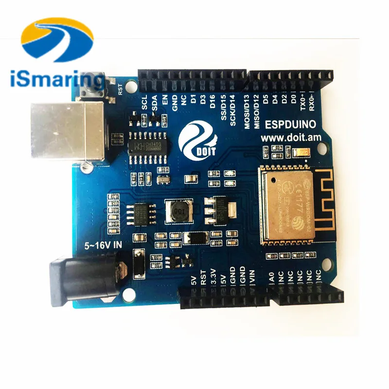 Официальный iSmaring ESPDuino робот WiFi контроллер совместим с Arduino UNO R3 Development Board от ESP8266