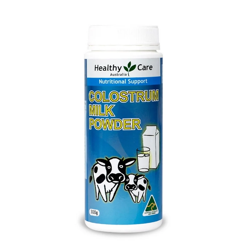 

Australia Healthy Care Colostrum Powder rich in IgG Milk protein Calcium Sodium Vitamins Support General well-being