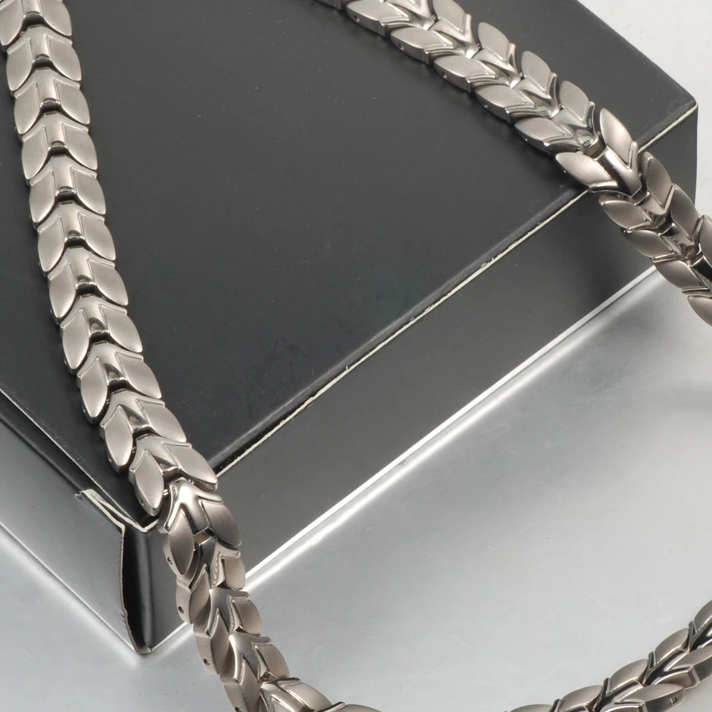 Био магнитное ожерелье из чистого титана для мужчин и женщин|necklace for men|titanium