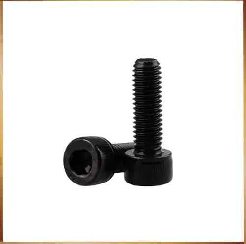 50 pcs M6*30 DIN912 Black Alloy Steel Metric All Thread Hex Socket Head Cap Screw Bolt M6X8/10/30mm m6 screws bolts nails | Обустройство