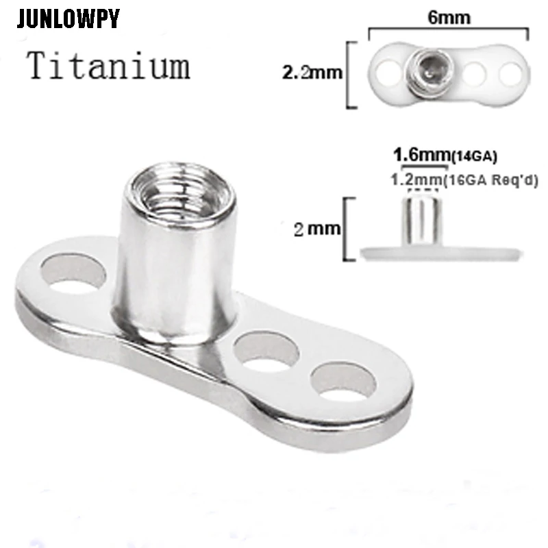 JUNLOPWY Mix 5 видов цветов 20 шт. G23 Titianium оптовая продажа ювелирных изделий для тела