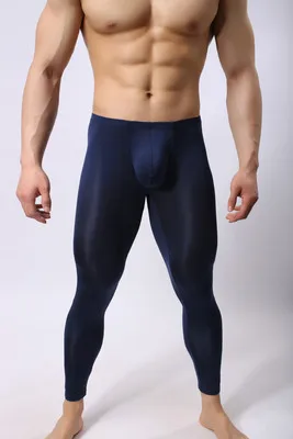 navy VANSTINBUM, подштанники, прозрачные длинные штаны, сексуальные прозрачные колготки, леггинсы для отдыха, экзотические выпуклости, u-образное нижнее белье - Цвет: navy