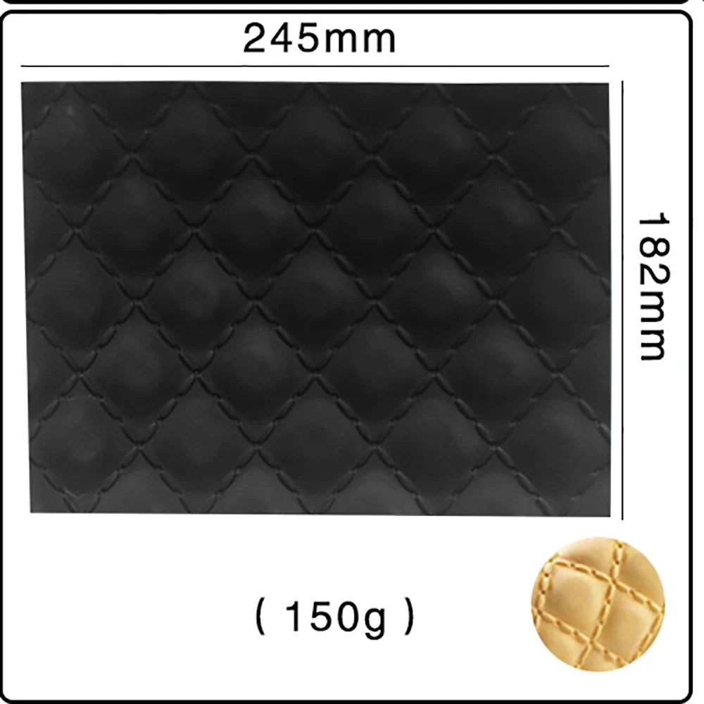 Rhombus 3D Рождественский мусс силиконовая форма Творческий длинный полосатый дорожный узор кружевной коврик помадка шоколадный рулон выпечки торта украшения формы - Color: Rhombus