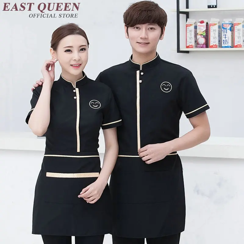 2018 Ресторан официантка униформа для женщин и мужчин китайская ресторанов