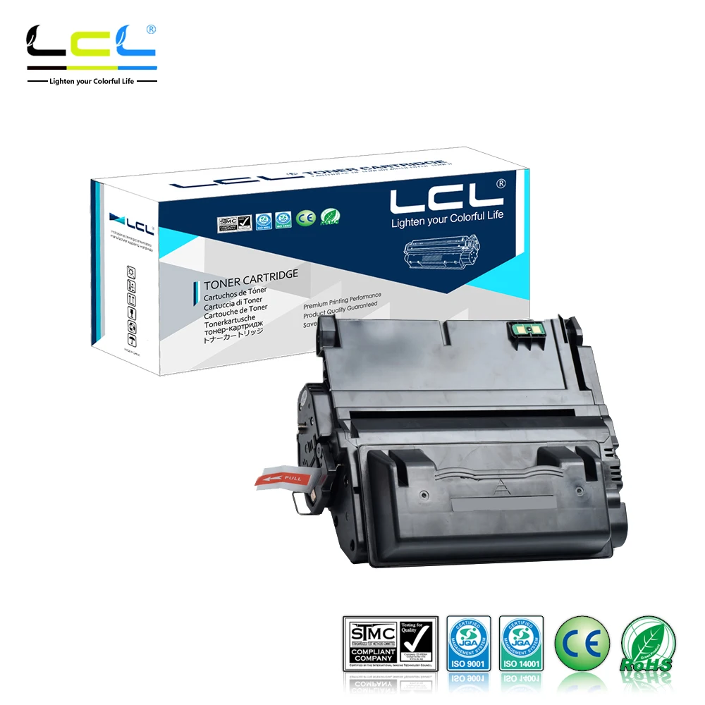 LCL 42A 42X Q5942A Q5942X Q1339A Q5945A 20000 страниц (1 Pack Black) Тонер картридж совместимый для HP LaserJet
