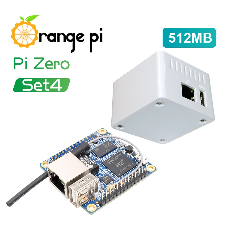 Оранжевый Pi Zero 512 МБ + защитный белый чехол набор мини с одной платой|orange pi|orange pi