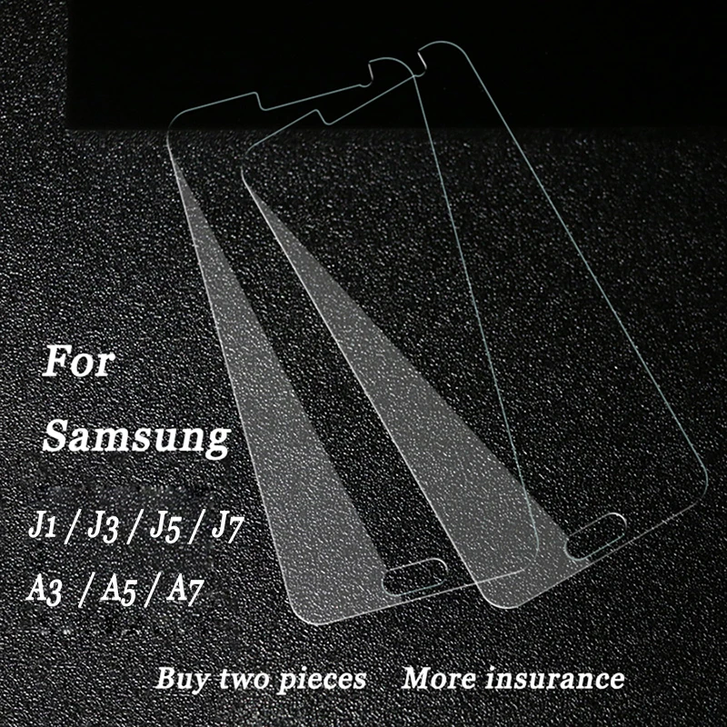 2.5D закаленное Стекло для samsung Galaxy J1 J3 J5 J7 A3 A5 A7 2016 2017 2015 J510 J710 A5100 Экран протектор