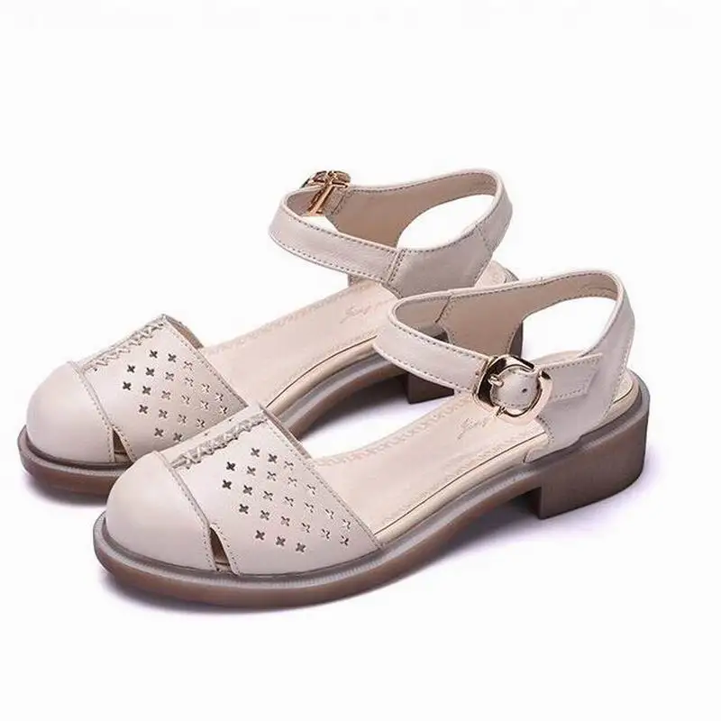 Сандалии женские летние из натуральной кожи ручной работы | Обувь