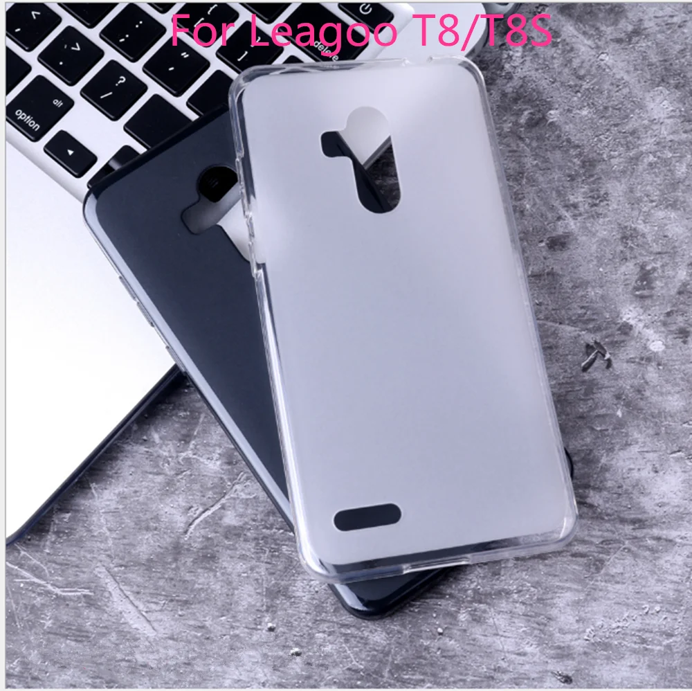 Для Leagoo T8 гелевый ТПУ тонкий мягкий анти Лыжный чехол задняя крышка для Leagoo T8S телефон резиновая силиконовая сумка Coque Fundas