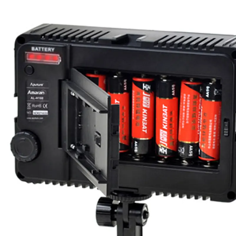Aputure Amaran al-h160 светодиодный свет + Адаптеры питания Камера лампочка фотография