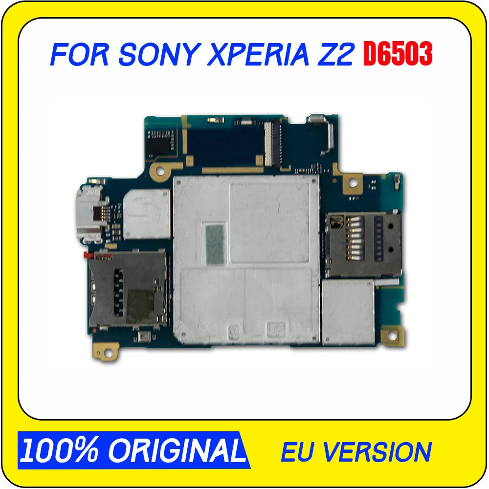 Оригинальная разблокированная плата для Sony Xperia Z2 D6503 материнская с программным