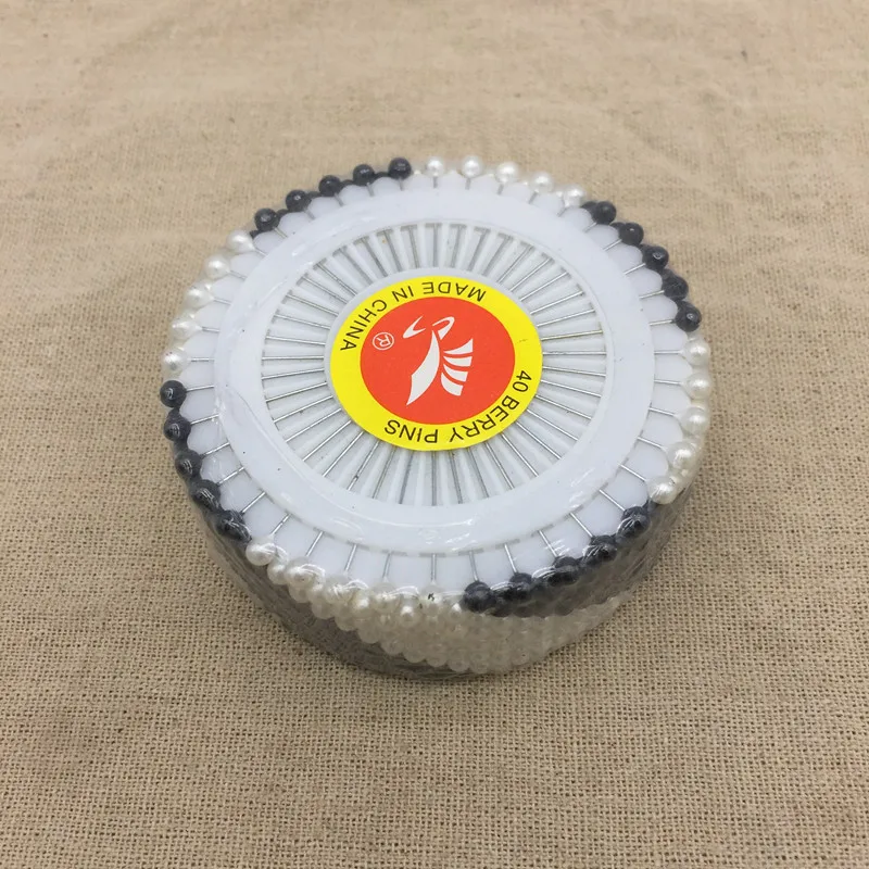 35 мм 480 шт. черно-белая круглая головка для украшения одежды жемчужная швейная