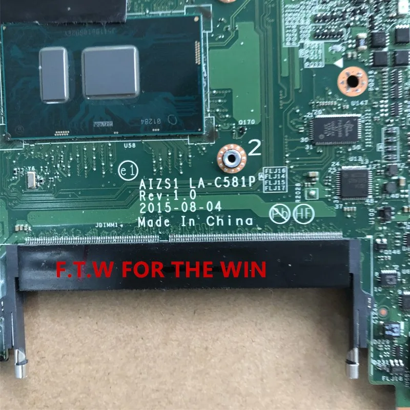 Online AIZS1 LA-C581P REV 1A MB Para Thinkpad YOGA 260 Motherboard Mainboard DDR4 CPU SR2EZ I7-6500U SR2F1 I7-6600U 100% Probado