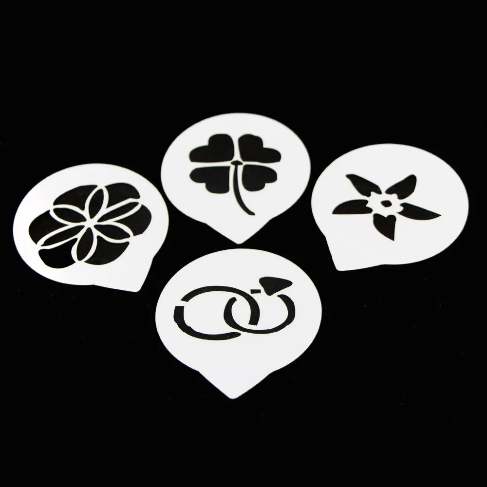 4 шт./лот пластиковые силиконовые формы для тортов кондитерские инструменты