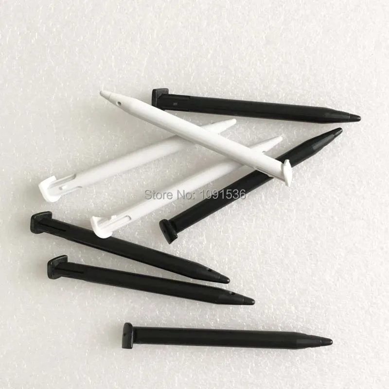 Черный белый цвет пластмассовая сенсорная ручка Stylus Для Nintendo Новый 2DS LL / XL|xl