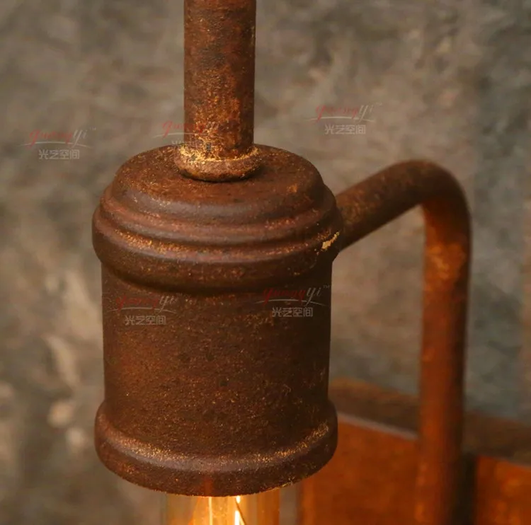 Настенный светильник Rh Лофт модная винтажная промышленная Паровая железная