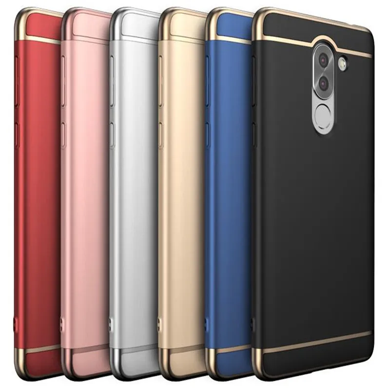 For Huawei Honor 6X Case Premium Plating Anti-Knock Smooth Hard Plastic Protective GR5 2017 Nova 3 3i 3e | Мобильные телефоны и