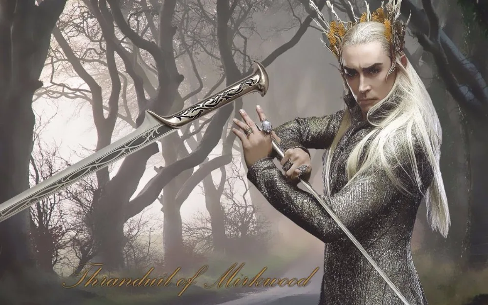 Ручной работы одежда высшего качества Хоббит Thranduil эльфийский король