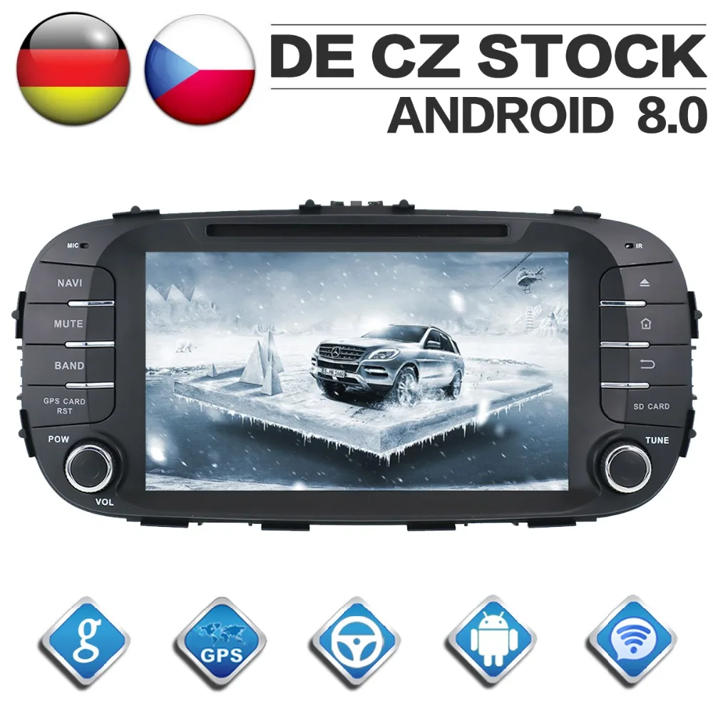 Автомагнитола 2 Din с восьмиядерным процессором DVD-проигрывателем Android 8 0