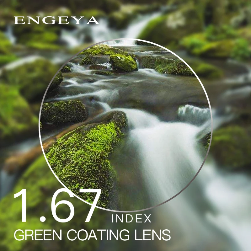 Линзы для очков близорукости дальнозоркости и с зеленым покрытием индекс 1 67 |