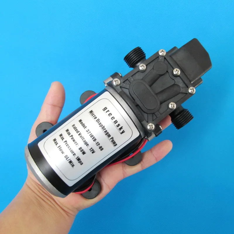 Автоматический насос для усиления давления воды 6 л/мин 12 В постоянного тока 80