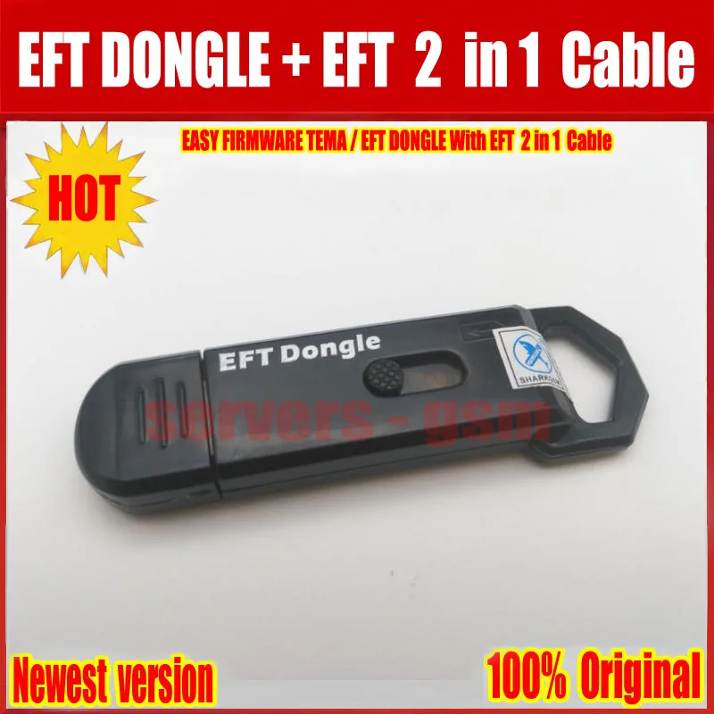 Новейшая оригинальная легкая прошивка TEMA/EFT DONGLE+ EFT кабель UART 2 в 1