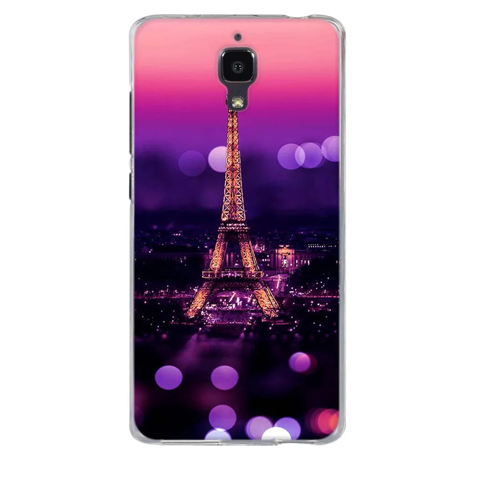Super Quality Case For Xiaomi Mi4 Phone Printing Drawing Protect Back Cover xiaomi mi4 m4 PC Bag Capa Shell | Мобильные телефоны и