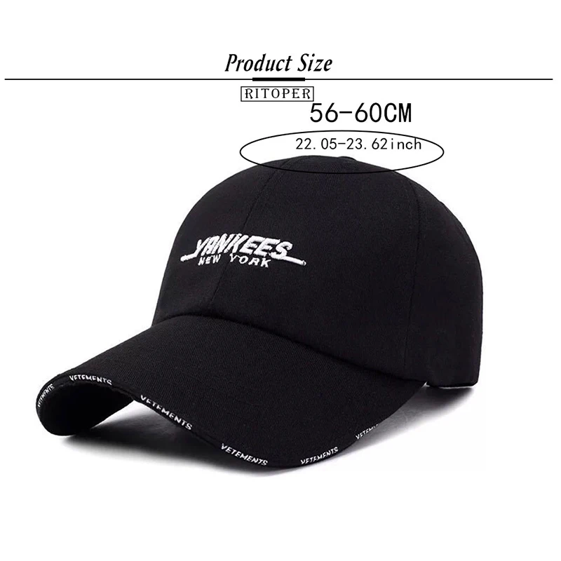 Бейсболка RITOPER в стиле унисекс Мужская кепка японском и корейском с вышивкой слов