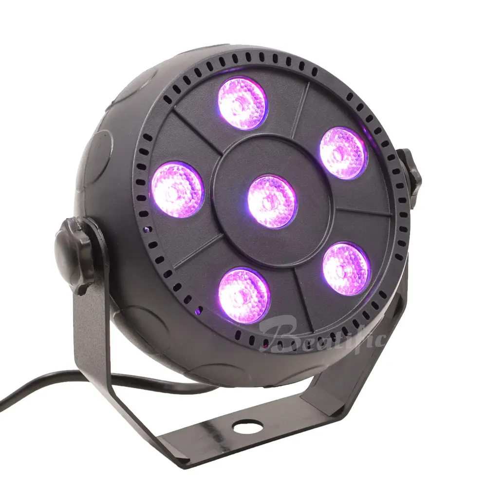 Мини LED Par свет 6 светодиодов RGB эффект мытья Dj лазерный диско шар стробоскоп авто